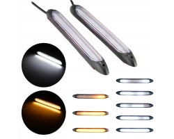 DAYLIGHT DRL LED FLEX WOW FLOATING DYNAMIC TURN SIGNALS 15CM