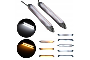 DAYLIGHT DRL LED FLEX WOW FLOATING DYNAMIC TURN SIGNALS 15CM