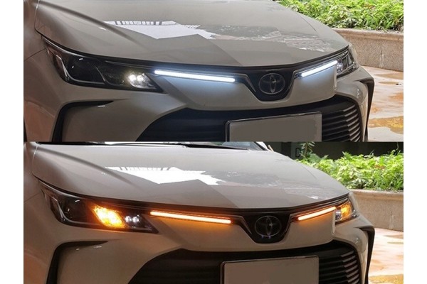 DAYLIGHT DRL LED FLEX WOW FLOATING DYNAMIC TURN SIGNALS 15CM Car type 4x4 SUV buses undefined trucks cargo vans RVs passenger ca