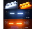 DAYLIGHT DRL LED FLEX WOW FLOATING DYNAMIC TURN SIGNALS 15CM Installation side front