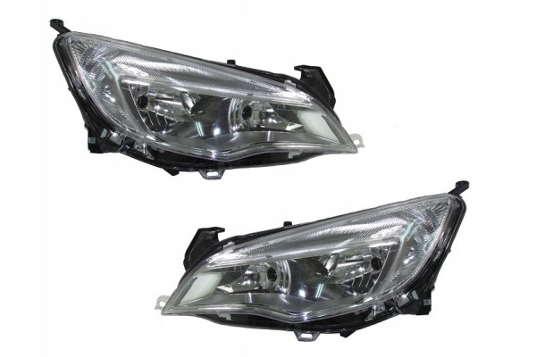 Headlight set Opel Astra J 2009 2012 LEFT RIGHT TYC