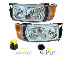 Headlight Scania 4 R H7 plugs left