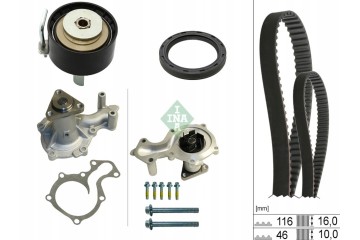 TIMING KIT WITH BELT FORD WATER PUMP Part manufacturer Schaeffler INA