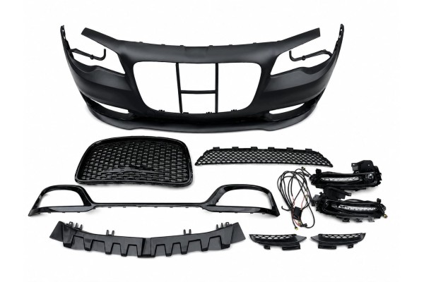 CHRYSLER 300C 300 SRT 2015 2023 BUMPER FRONT COMPLETE WITH DRL WITHOUT PDC