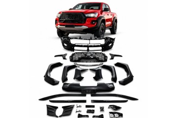 Conversion Hilux Revo 20162022 Lift GR Sport Bumper Extensions Grill ABS