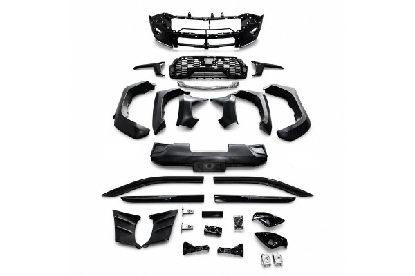 Conversion Hilux Revo 20162022 Lift GR Sport Bumper Extensions Grill ABS Packaging status original