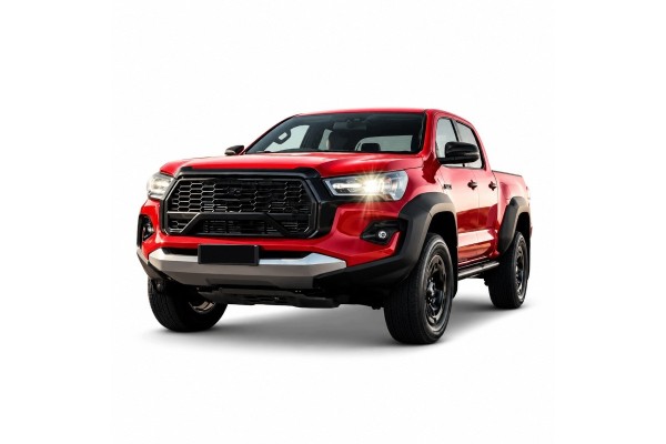 Conversion Hilux Revo 20162022 Lift GR Sport Bumper Extensions Grill ABS Part manufacturer no brand