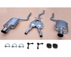 AUDI A4 B6 B7 1 8 T 1 9Tdi QUATTRO SILENCERS MIDDLE FINAL SILENCER ki 100mm