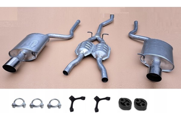 AUDI A4 B6 B7 1 8 T 1 9Tdi QUATTRO SILENCERS MIDDLE FINAL SILENCER ki 100mm