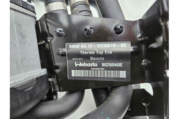 Webasto Thermo Top EVO BMW X3 F25 X4 F26 64 12 9330610 02 Product weight with unit packaging 7 kg
