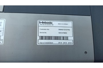 ORIGINAL COMPLETE WEBASTO AIR TOP EVO 2000 RENAULT GAMA T RANGE CK Car type trucks