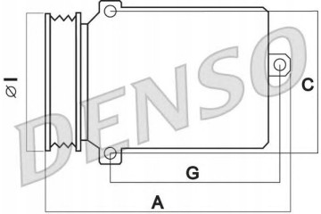 CLIMATE COMPRESSOR NEW DCP02012 A4 B6 8E2 11 00 1 Compressor ID 6SEU12C
