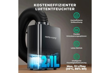 12 L DEHUMIDIFIER PER DAY FOR TENT 150X150 4 MODES Part manufacturer Mars
