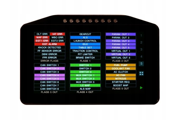 DASH 7 RWD Power CAN Display Catalog number of the part RWD 00000001