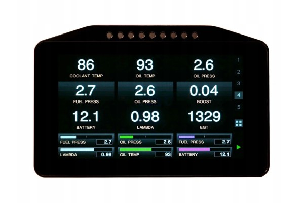 DASH 7 RWD Power CAN Display Car type passenger cars