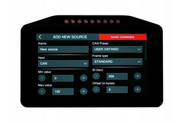 DASH 7 RWD Power Display CAN