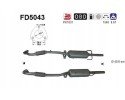 FILTER OF STEEL PARTICLES DPF CAT OPEL ASTRA H 1 7CDTI 04 EURO 4 ASCFD5043