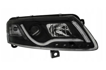 Front lamps AUDI A6 C6 Black Tube LED Part manufacturer Tuning Tec