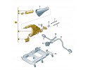 Handbrake lever 5E0711301D SKODA OCTAVIA III New Original Product weight with unit packaging 1 kg