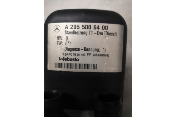 WEBASTO THERMO TOP EVO MERCEDES A2055006400 DIESEL Catalog number of the part A2055006400 9038538A
