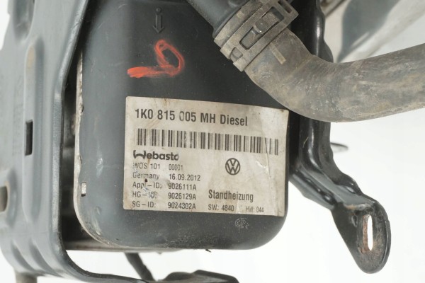 PARKING HEATER WEBASTO VW CADDY TOURAN 1K0815005MH 9026129A Version European
