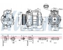 Compressor air conditioning NISSENS 890329 Part manufacturer Nissens