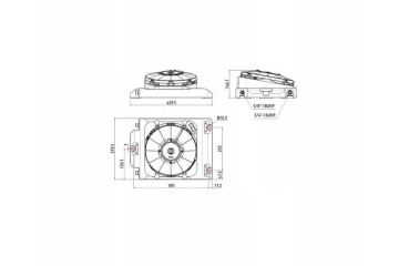 Condenser fan with dehumidifier Kalori 12V KD 5kW 90W Quality of parts according to GVO Q original with factory logo OEM OES