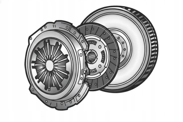 CLUTCH SET DISC FLYWHEEL SCREW PRESSURE