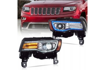 Headlights Lamp L R Vland Full Led Tuning Jeep Grand Cherokee WK2 Lift 13