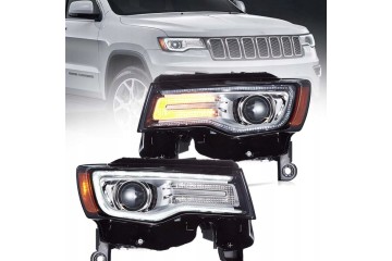 Headlights Lamp L R Vland Full Led Tuning Jeep Grand Cherokee WK2 Lift 13 Packaging status original