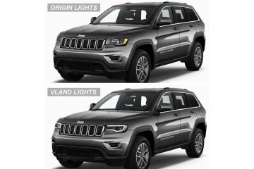 Faros delanteros LED manuales VLAND para Jeep Grand Cherokee WK2 Lift 