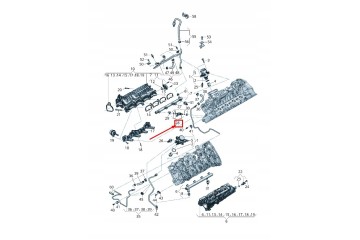 PETROL INJECTOR AUDI A6 4 0 11 VAG 079906036AE Catalog number of the part 079906036AD