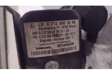 MERCEDES CLS W218 C218 LIFT 3 0CDI PARKING HEATER WEBASTO A2125003598 Catalog number of the part MERCEDES CLS W218 C218 LIFT 3 0