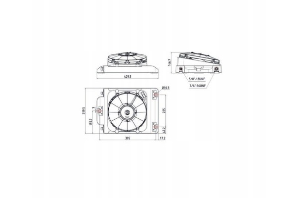 Condenser fan with dehumidifier Kalori 24V KD 5kW 90W Quality of parts according to GVO Q original with factory logo OEM OES