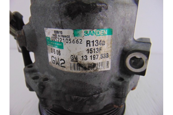 13197538  COMPRESOR AIRE ACONDICIONADO OPEL CORSA C Cosmo 2006 13197538 206150 OPEL - 1