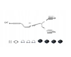OPEL INSIGNIA 1 6 TURBO SIDI 1 8 from 2008 silencers FINAL SILENCER MIDDLE Y