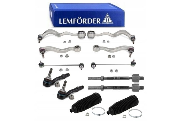SET OF CONTROL ARMS CONNECTORS RODS TIPS FRONT BMW 5 E60 E61 LEMFORDER