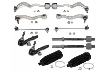 SET OF CONTROL ARMS CONNECTORS RODS TIPS FRONT BMW 5 E60 E61 LEMFORDER Catalog number of the part LMI27096 27097 SET