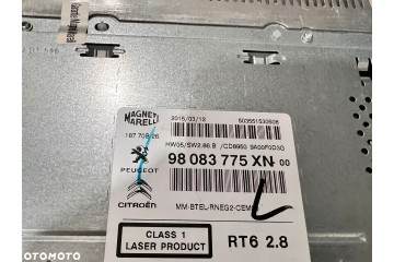 Navigation RT6 Peugeot 308 RCZ 98083775XN 98067039XN Part manufacturer Magneti Marelli