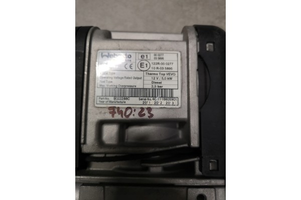 Calefacción Webasto Thermo Top VEVO VW Touran Caddy 1K0815005MC 90222