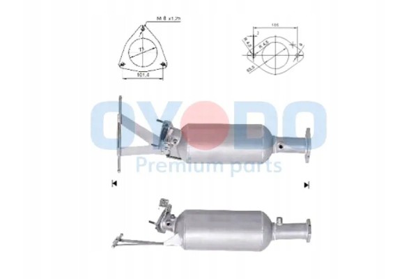 Oyodo DPF filter Euro 4 D4 20N0078 OYO Part manufacturer Oyodo
