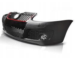 NEW GTI LOOK FRONT BUMPER HALOGENS FOR VW GOLF 5 FROM 2003 TO 2009
