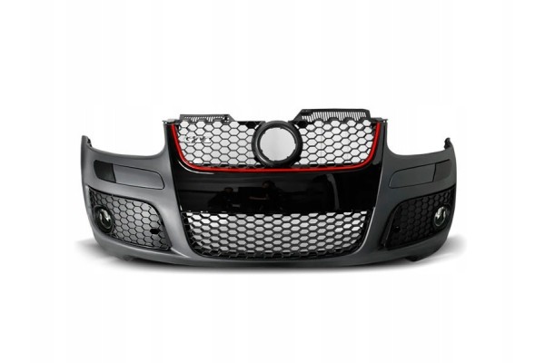 NEW GTI LOOK FRONT BUMPER HALOGENS FOR VW GOLF 5 FROM 2003 TO 2009 Packaging status original