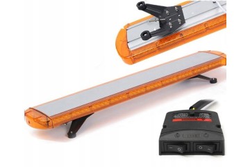 STROBE ORANGE LED BEAM ROOSTER TOW TRUCK 118CM STRONG 12V 24V 4 SIDES