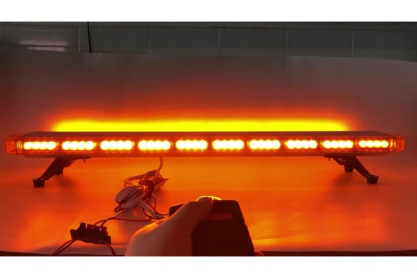 STROBE ORANGE LED BEAM ROOSTER TOW TRUCK 118CM STRONG 12V 24V 4 SIDES Batteries included no