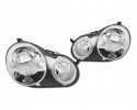 Headlight set for Volkswagen Polo 9N 2001 2005 LEFT RIGHT TYC Catalog number of the part 9526091E 9526101E