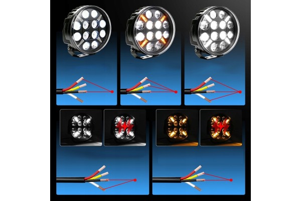 4X 9in HALOGEN WORK LAMP 12 24V 16LED 240W IP67 PANEL Catalog number of the part ZVAJKBH2UJKV