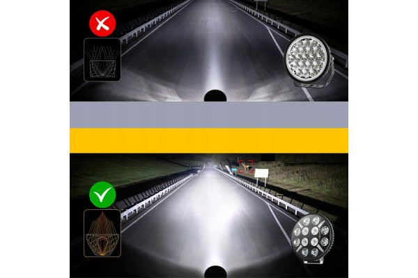 4X 9in HALOGEN WORK LAMP 12 24V 16LED 240W IP67 PANEL Car type 4x4 SUV buses undefined trucks cargo vans RVs passenger cars