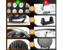 4X Luz de Trabajo Halógena LED 9 12/24V 16LED 240W IP67 Panel