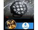 4X Luz de Trabajo Halógena LED 9 12/24V 16LED 240W IP67 Panel